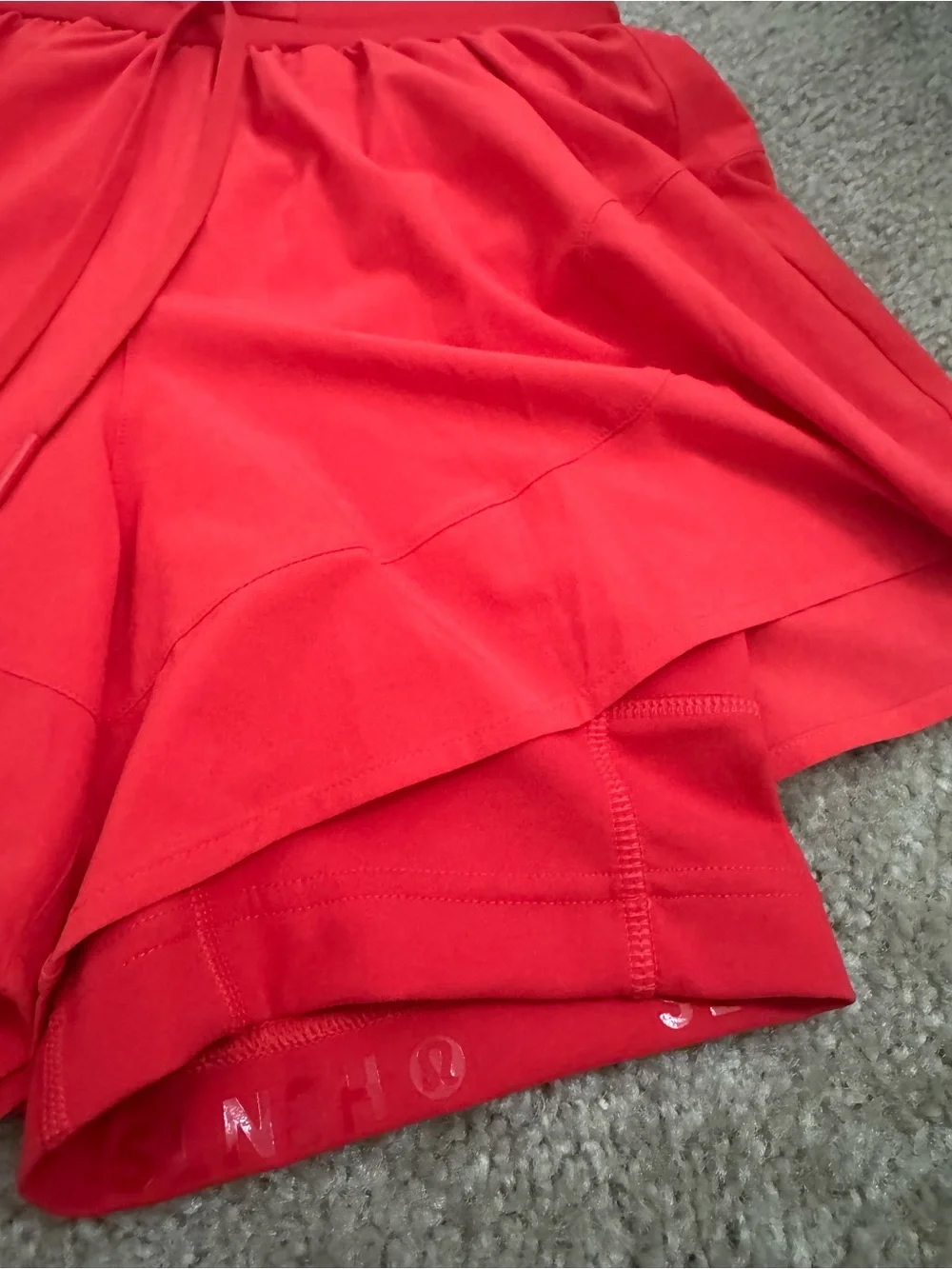Lululemon Swift 2-in-1 High-Rise Shorts 6” Love Red XS NWT tag $128